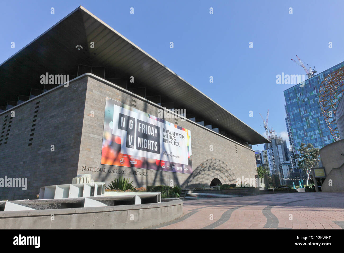 National Gallery von Victoria, Melbourne, VIC Stockfoto