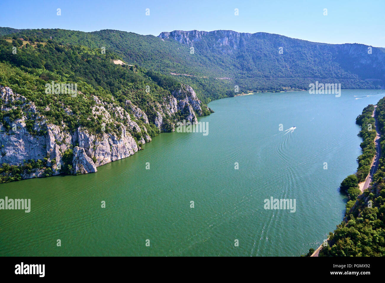 Donau große Kessel Stockfoto