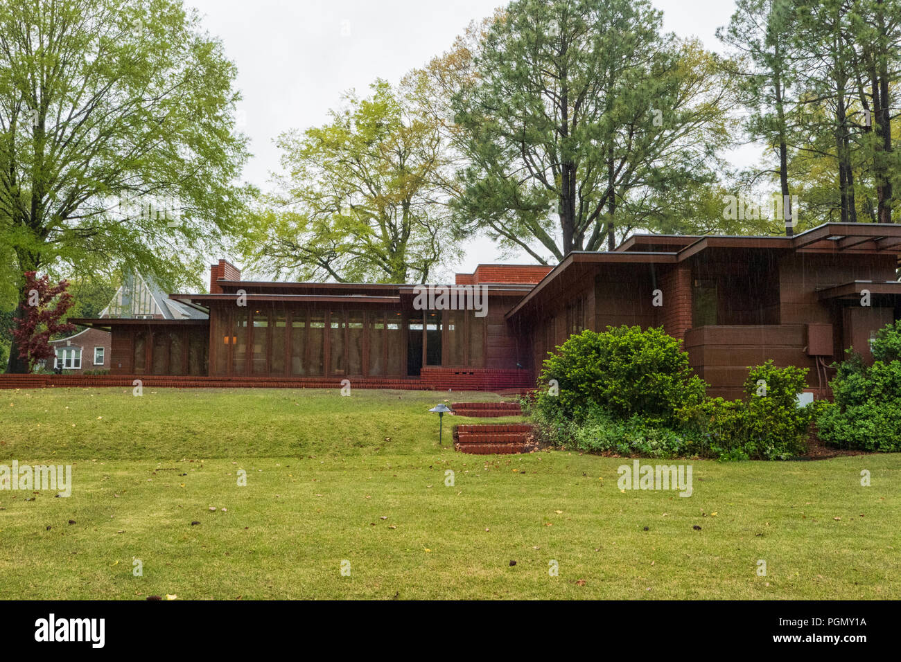 Äußere des Rosenbaum House von Frank Lloyd Wright, Florence, Alabama konzipiert Stockfoto