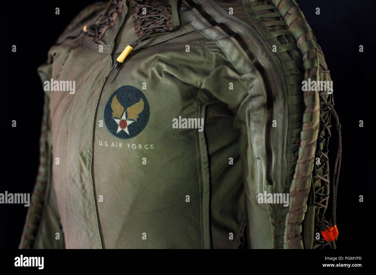 Air Force green Flight suit Stockfoto