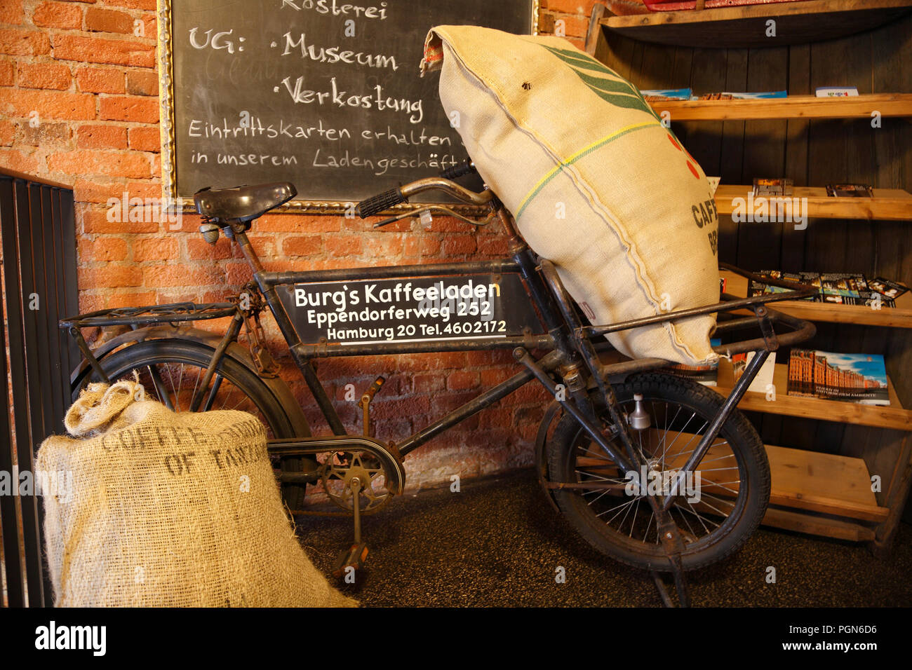 Kaffee Museum Speicherstadt Hamburg Deutschland Europa
