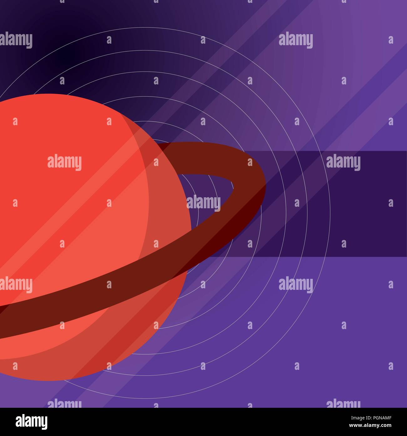 Space Solar System Konzept Stock Vektor