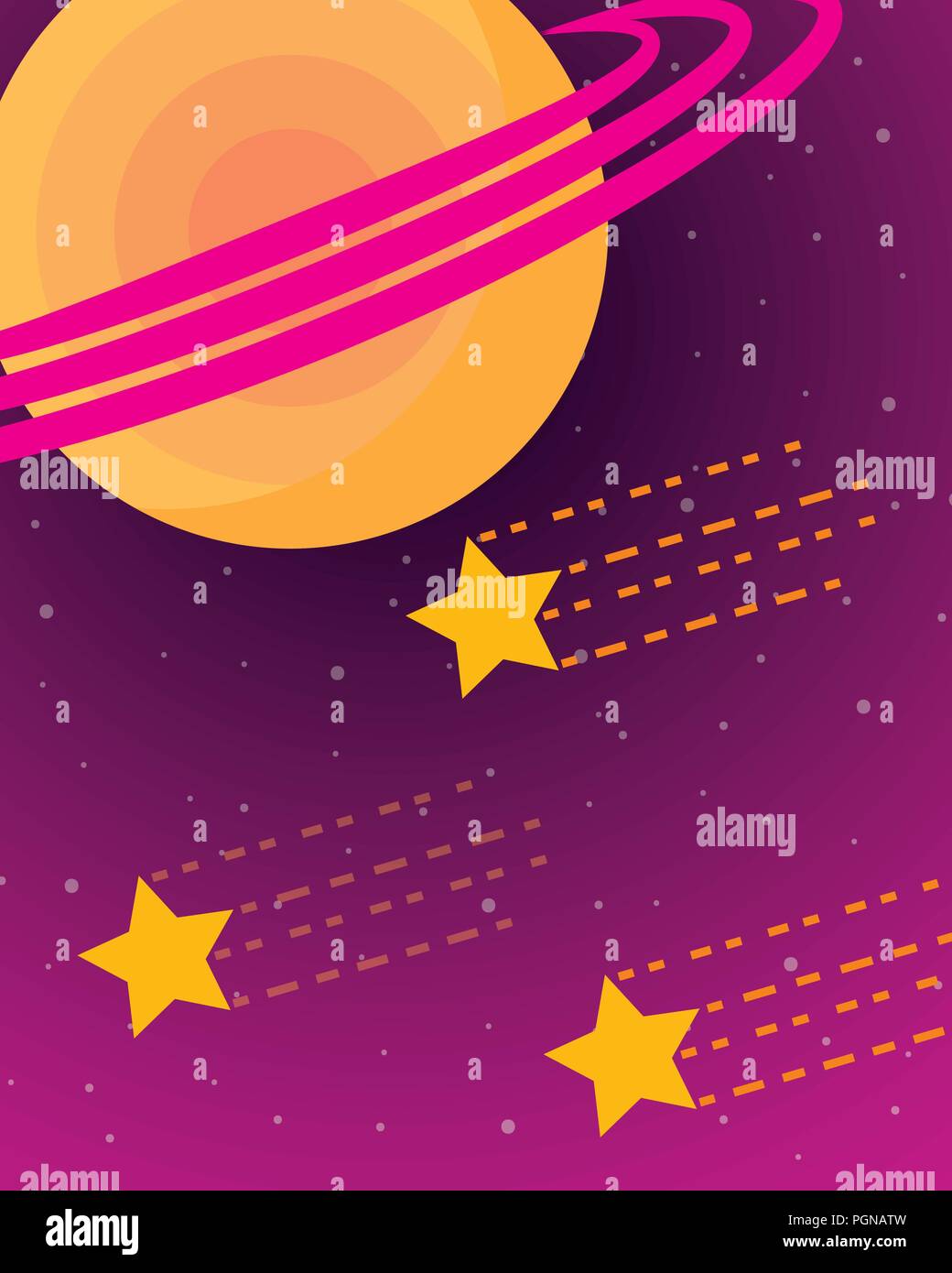 Space Solar System Konzept Stock Vektor