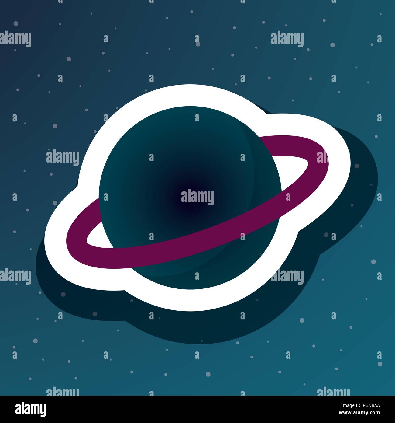 Space Solar System Konzept Stock Vektor