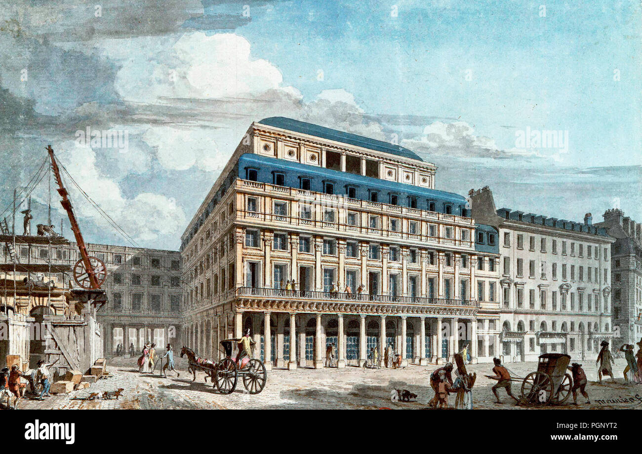 Comédie-française, Paris, Frankreich, ca. 1790 Stockfoto