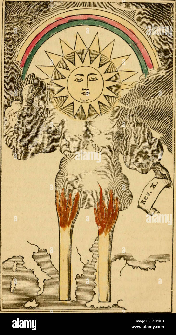 'Abbildungen der Prophezeiung: Besonders abends und morgens Visionen von Daniel und die apokalyptischen Visionen des Johannes" (1840) Stockfoto