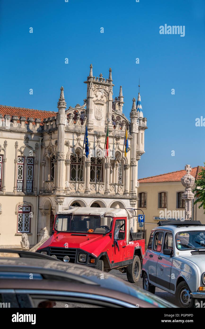 Turm der städtischen Gebäude (Rathaus), Sintra (in der Nähe von Lissabon), Portugal Stockfoto