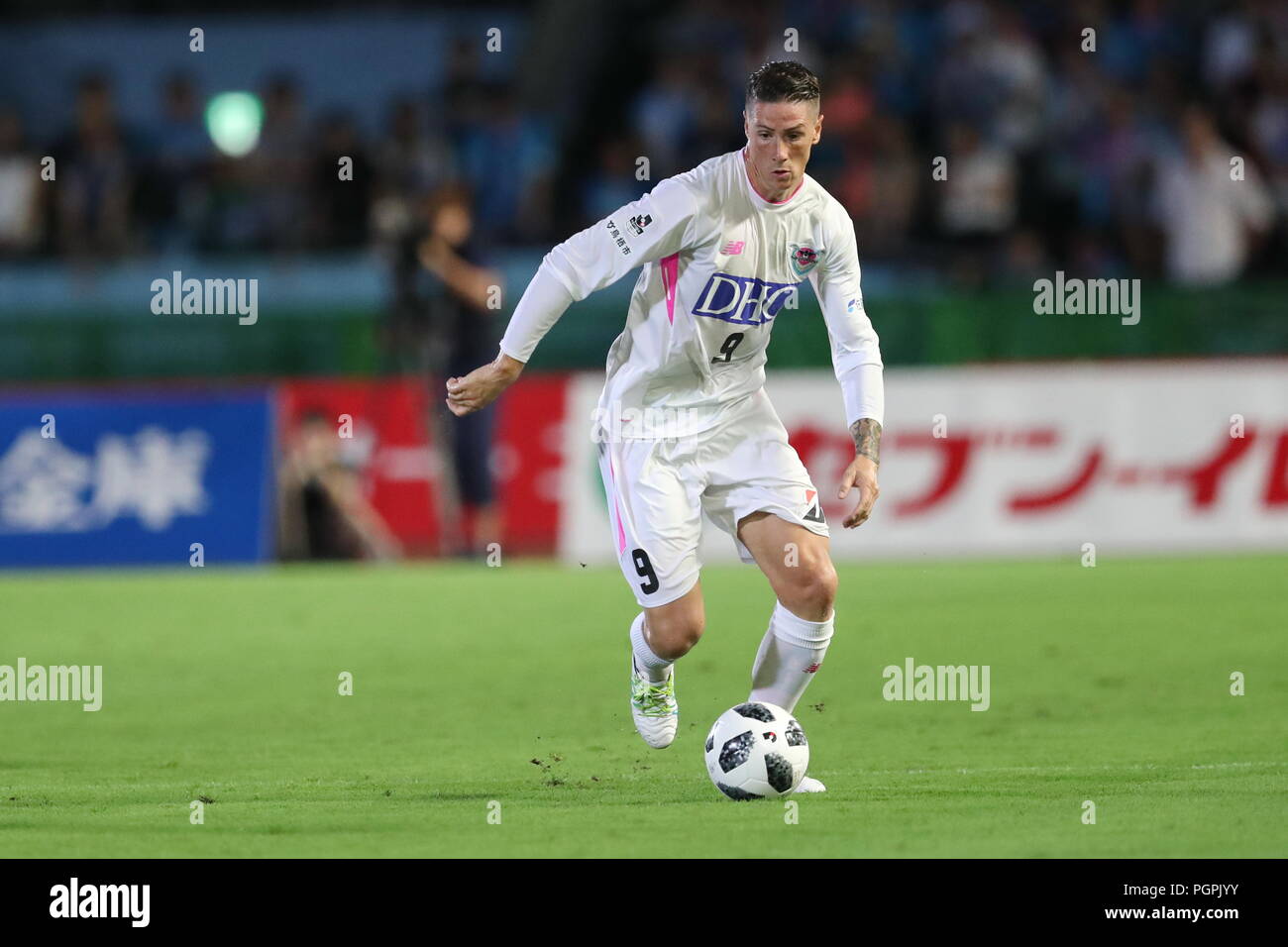 Kanagawa, Japan. 15 Aug, 2018. Fernando Torres (Sagan) Fußball: 2018 J1 Liga Match zwischen Kawasaki Frontale 0-0 Sagan Tosu an Todoroki Stadion in Kanagawa, Japan. Quelle: LBA/Alamy leben Nachrichten Stockfoto