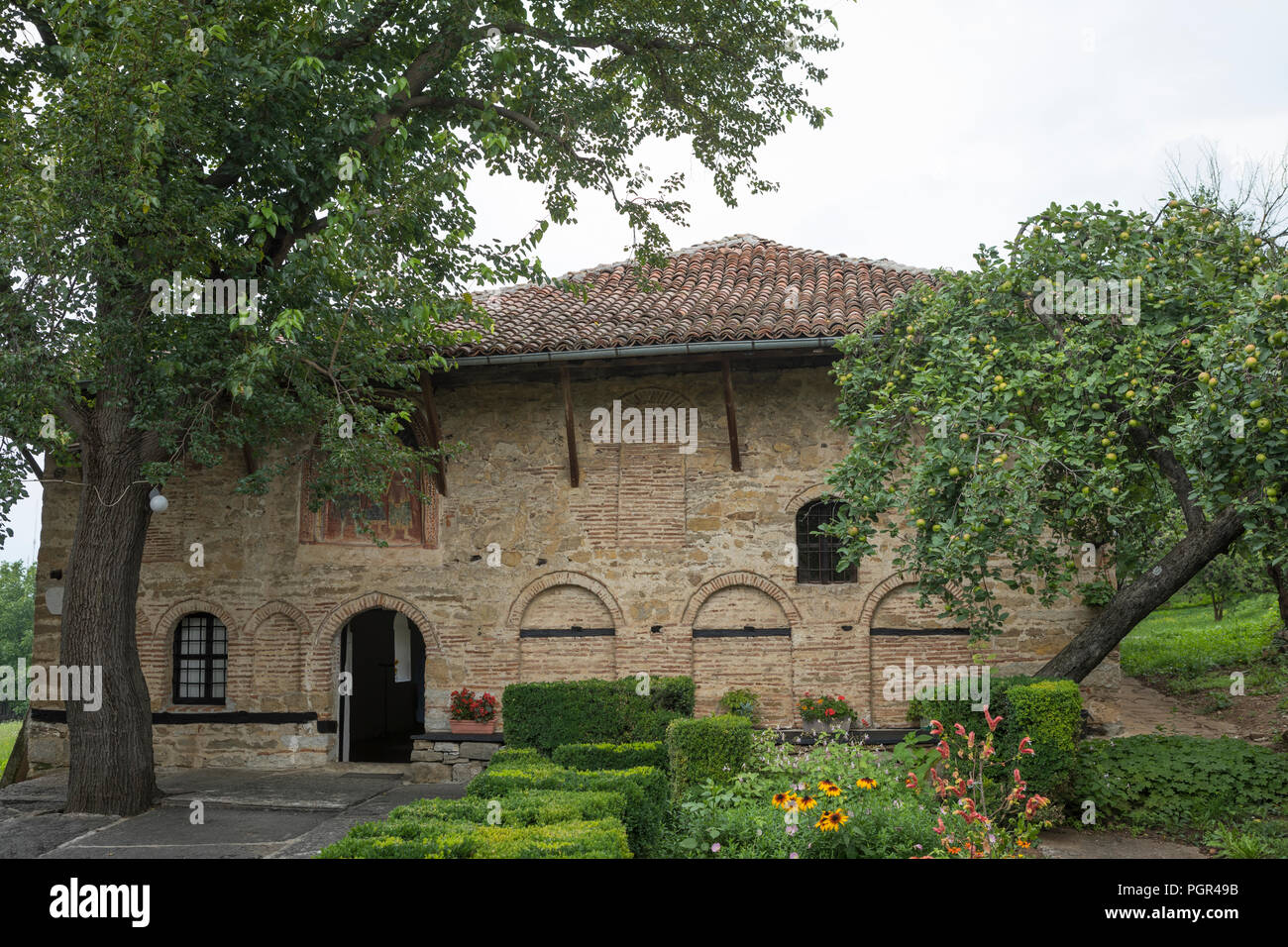 Alten bulgarischen orthodoxen Kirche am alten Dorf Arbanassi, Bulgarien Stockfoto