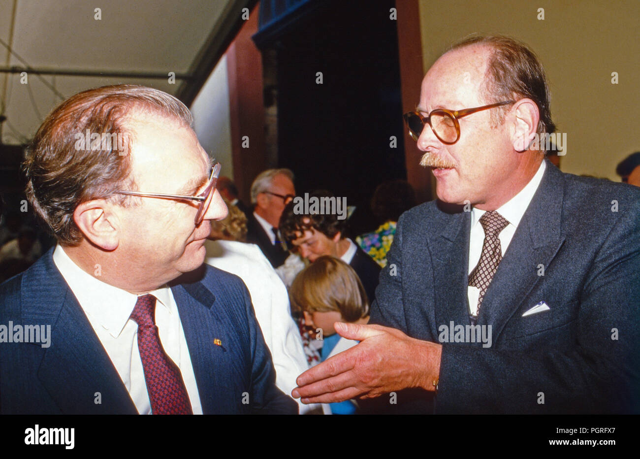 Maximilian Andreas Markgraf Von Baden Rechts Im Gespräch Mit