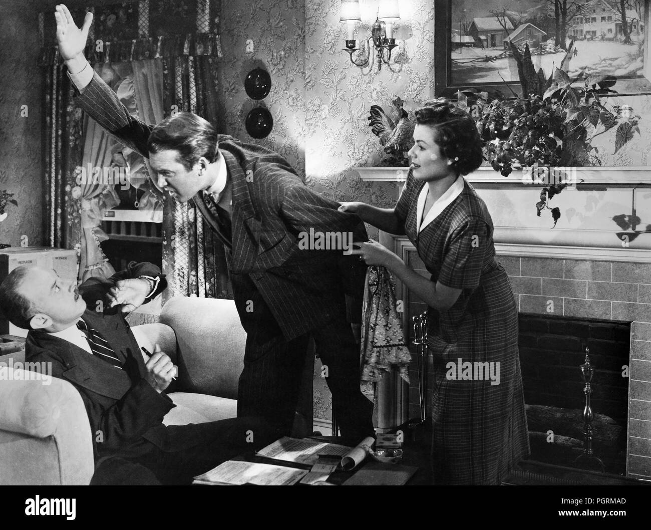 Der Jackpot, alias: Abenteuer eines Pechvogels, USA 1950, Regie: Walter Lang, Darsteller: Fred Clark, James Stewart, Barbara Hale Stockfoto