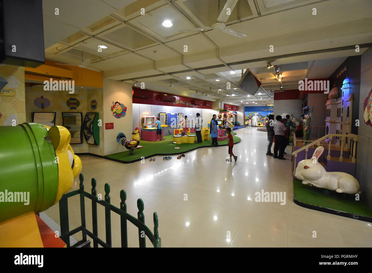 Kinder Galerie, Birla Industrielle & Technologische Museum, Kolkata, Indien Stockfoto