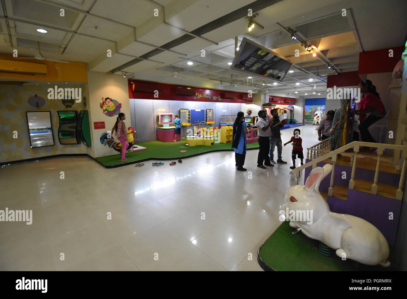 Kinder Galerie, Birla Industrielle & Technologische Museum, Kolkata, Indien Stockfoto