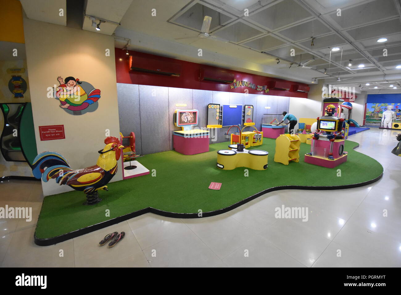 Kinder Galerie, Birla Industrielle & Technologische Museum, Kolkata, Indien Stockfoto