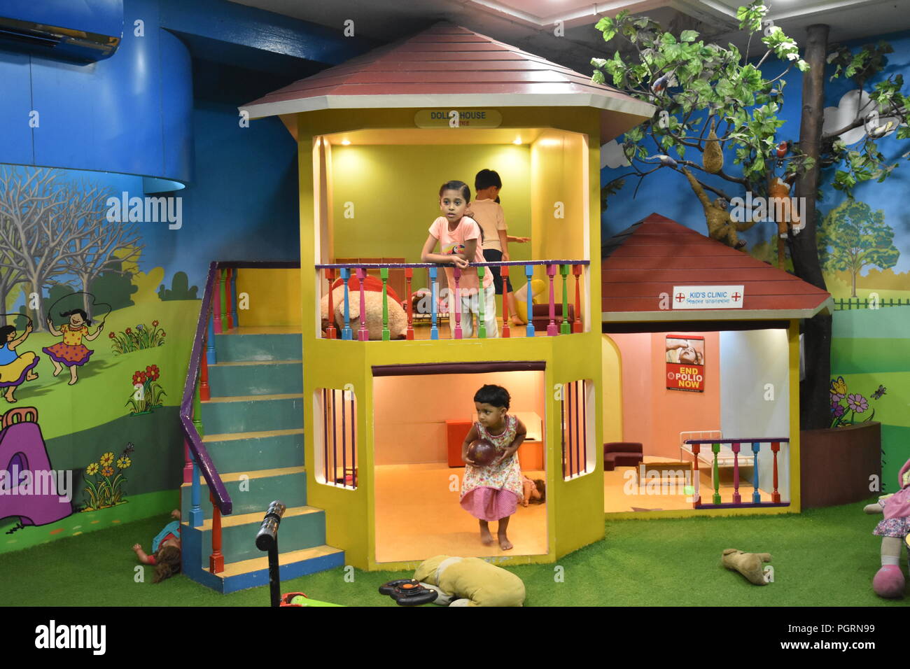 Kinder Galerie, Birla Industrielle & Technologische Museum, Kolkata, Indien Stockfoto