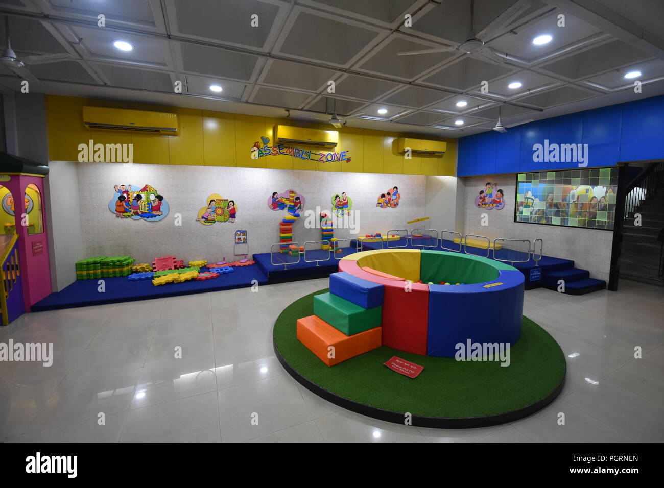 Kinder Galerie, Birla Industrielle & Technologische Museum, Kolkata, Indien Stockfoto