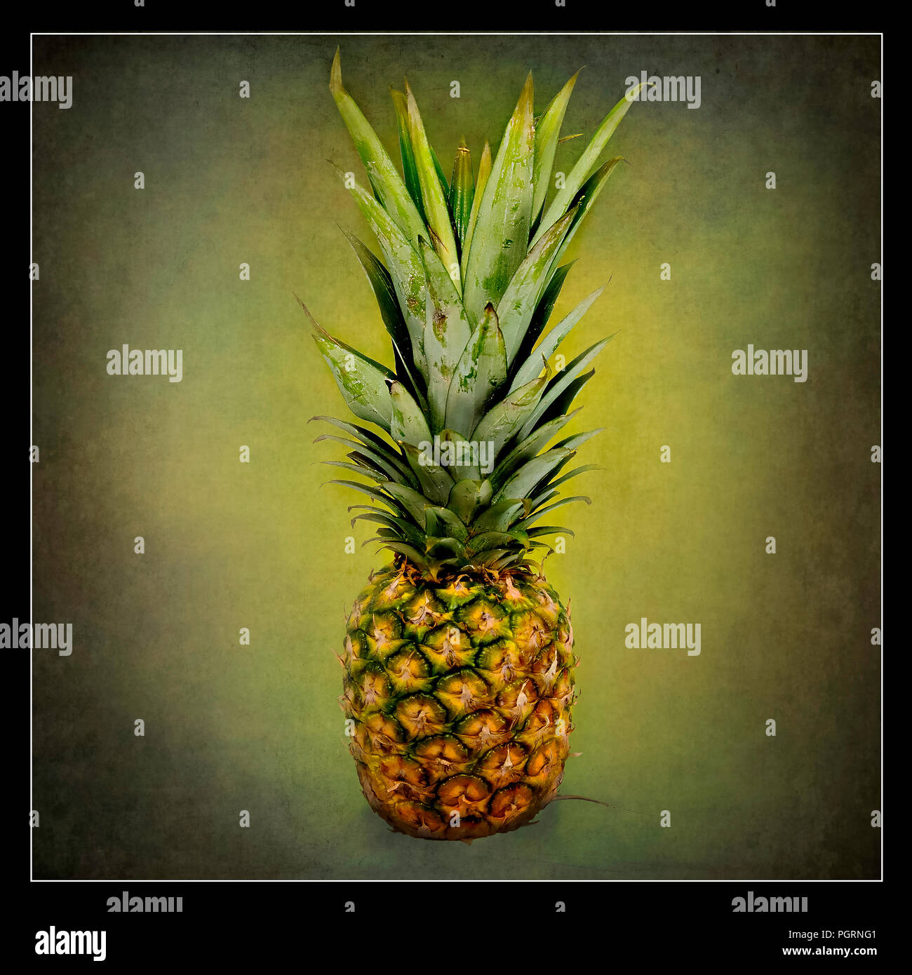 Bild einer Ananas Stockfoto