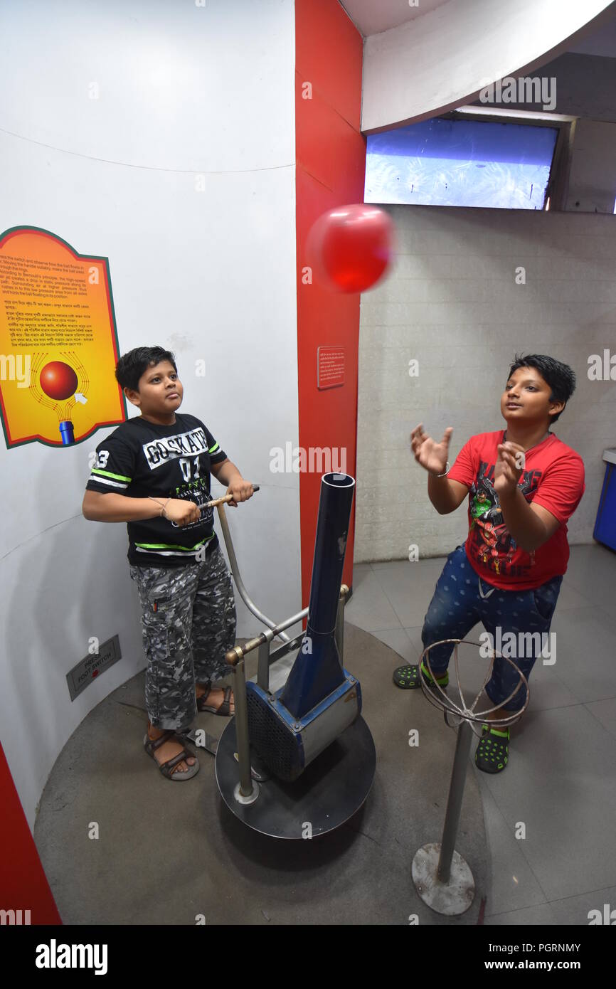Kinder Galerie, Birla Industrielle & Technologische Museum, Kolkata, Indien Stockfoto