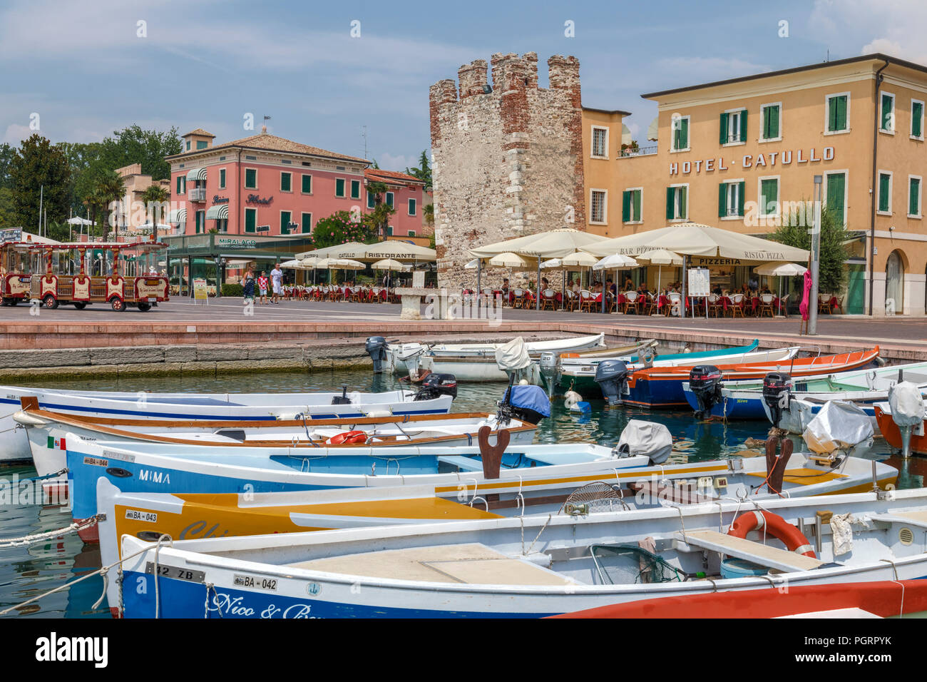 Bardolino, Gardasee, Verona, Venetien, Italien, Europa Stockfoto
