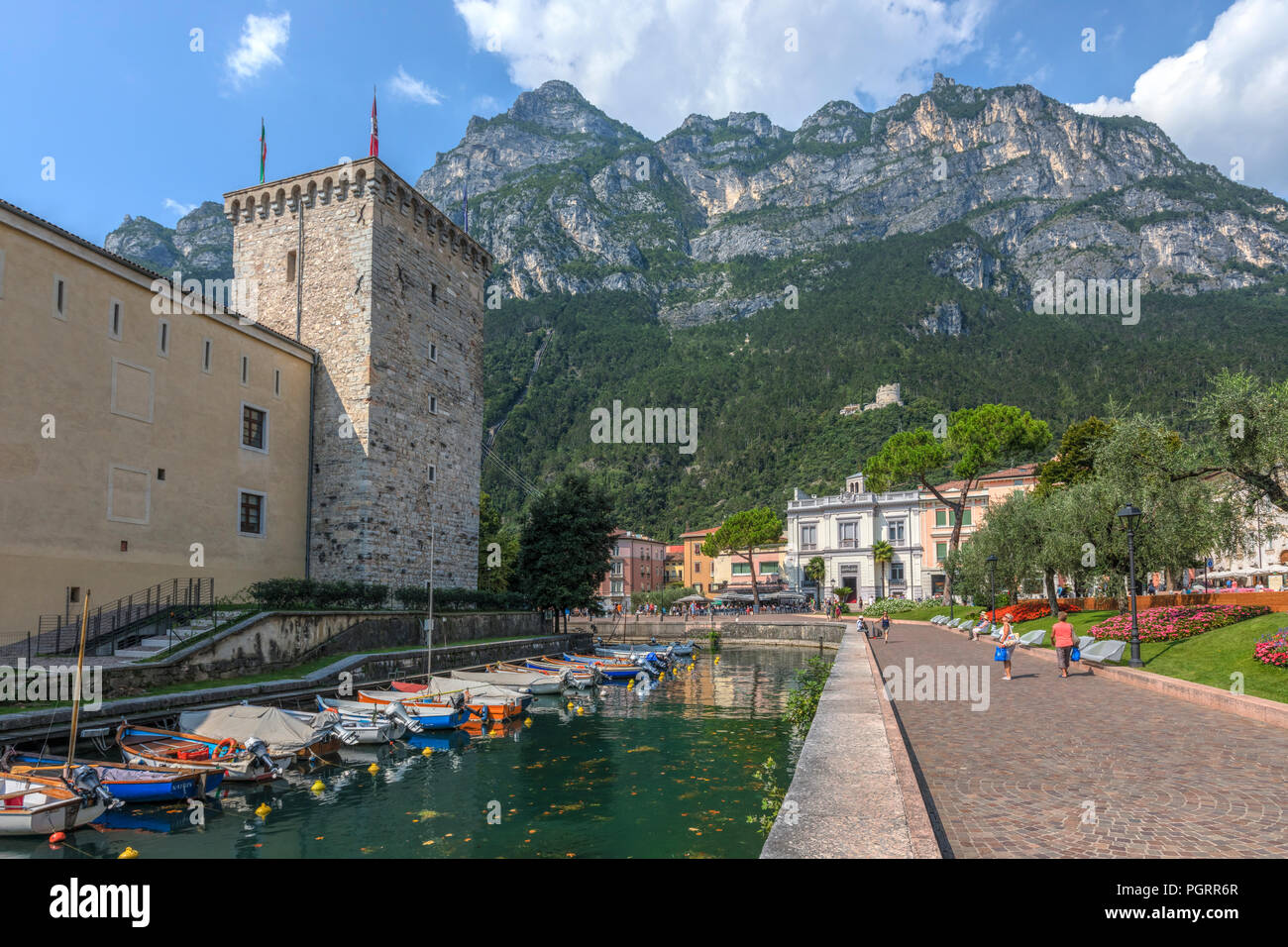 Riva del Garda, Gardasee, Trentino, Italien, Europa Stockfoto