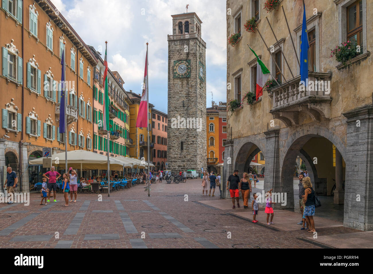 Riva del Garda, Gardasee, Trentino, Italien, Europa Stockfoto