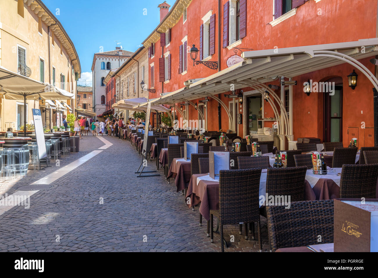 Bardolino, Gardasee, Verona, Venetien, Italien, Europa Stockfoto