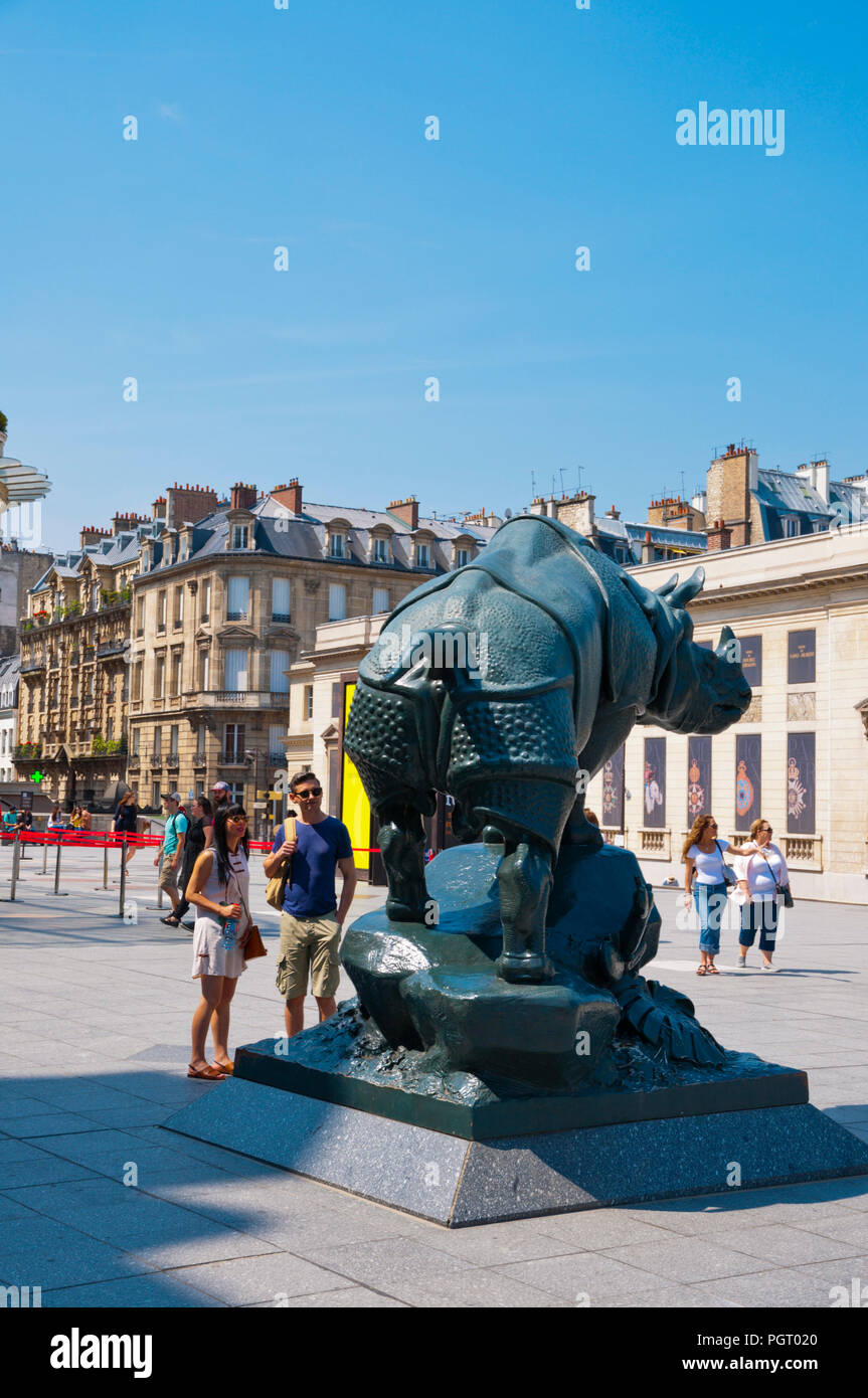 Gare Musee d'Orsay Exterieur, St Germain des Pres, Left Bank, Paris, Frankreich Stockfoto
