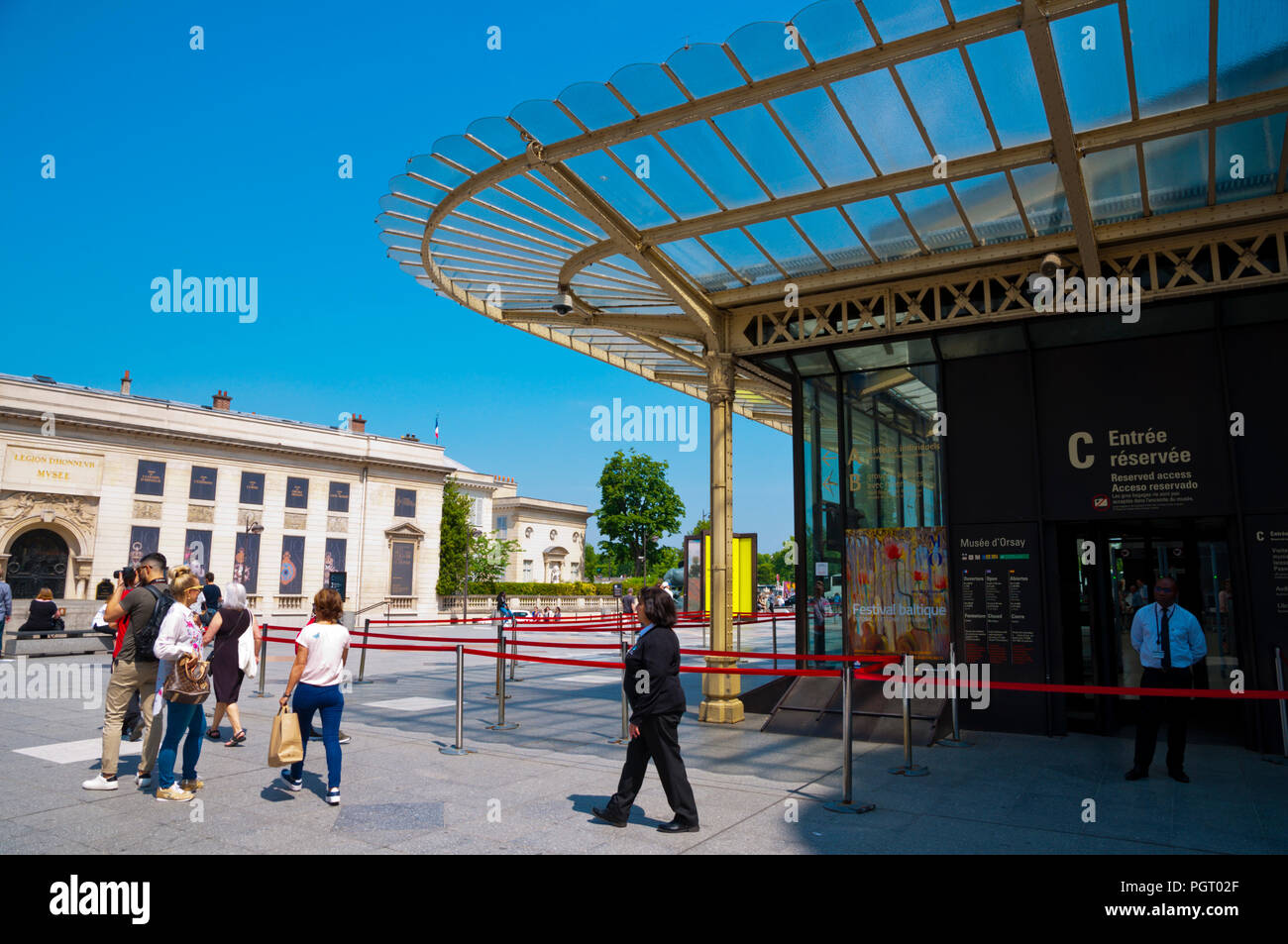 Gare Musee d'Orsay, St Germain des Prés, Left Bank, Paris, Frankreich Stockfoto