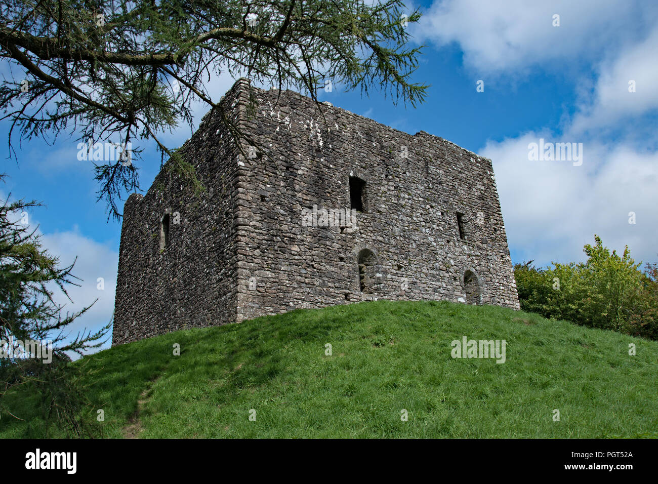 Lydford Lydford, Schloss, West Devon, Großbritannien Stockfoto
