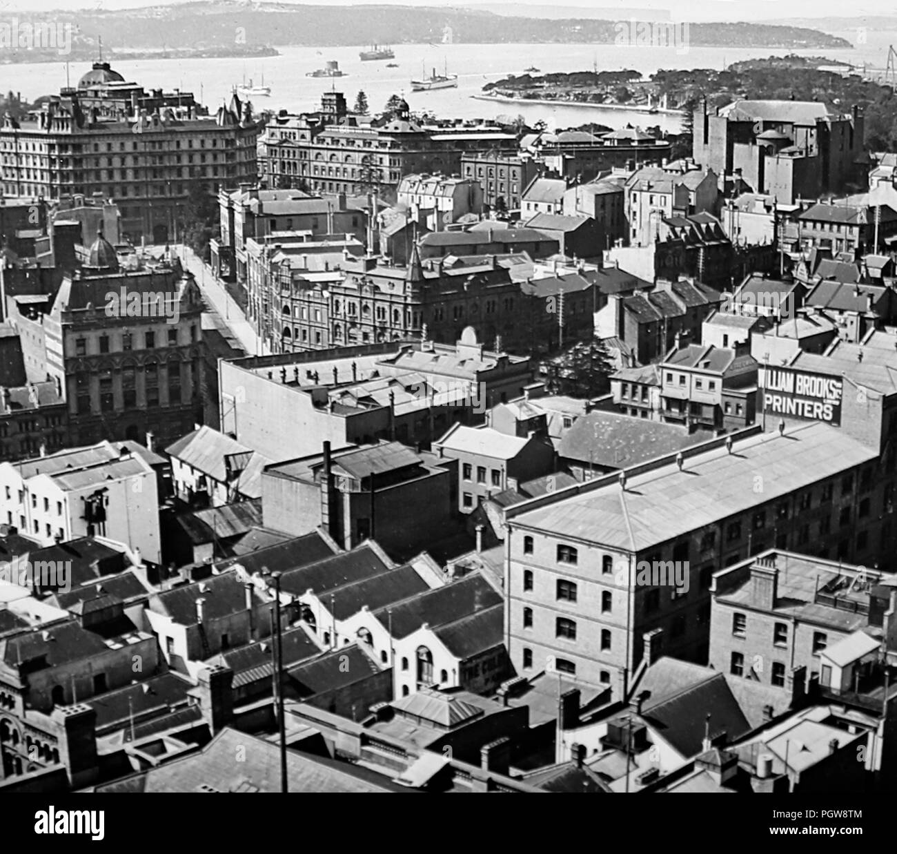 Panorama von Sydney, Australien, 1900 Stockfoto