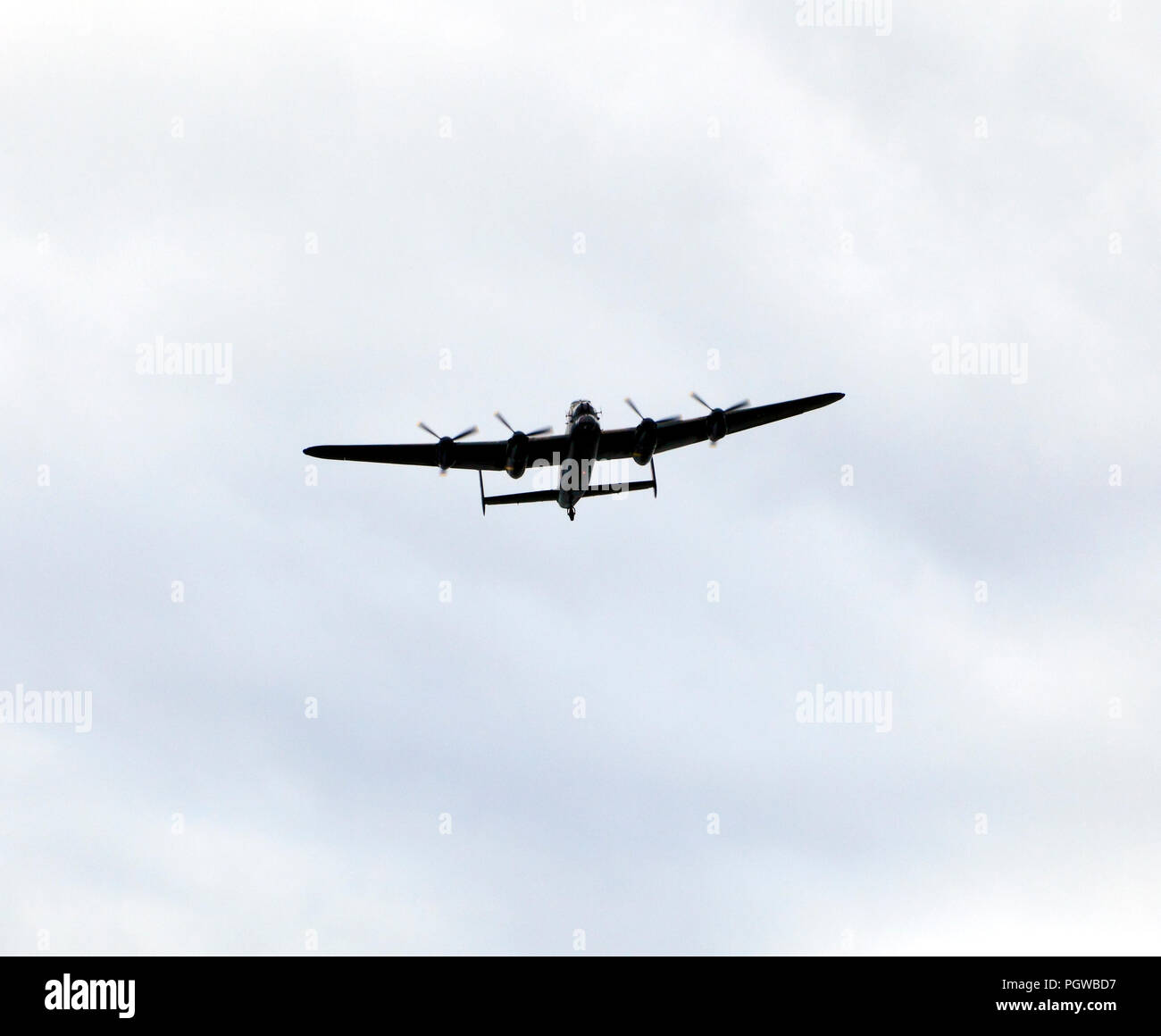 Lancaster Bomber, Flugzeug, RAF, Weltkrieg 2, Bombardierung, erbaut 1945 Stockfoto