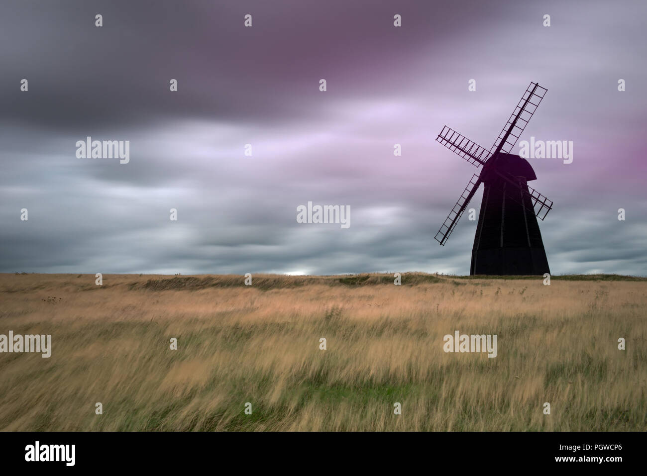 Leuchtfeuer-Mühle oder neue Mühle Rottingdean, East Sussex, England, Großbritannien, uk Stockfoto