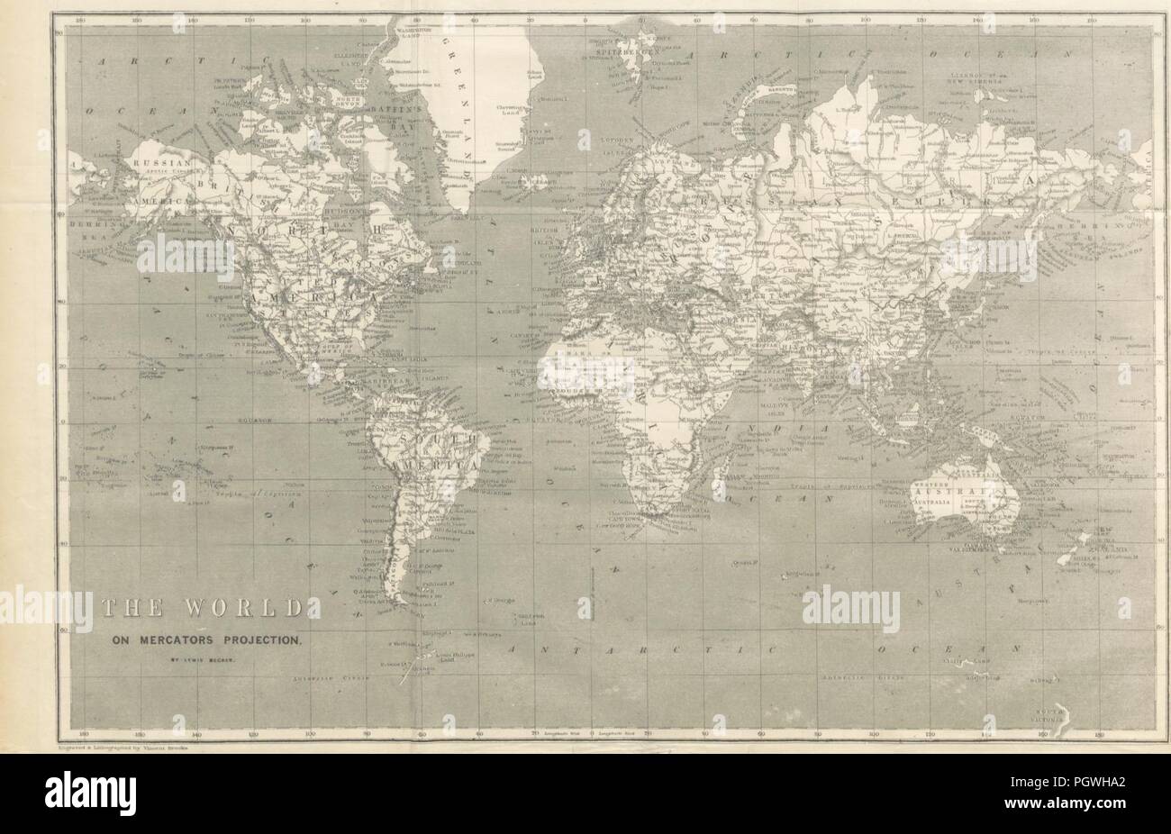 Bild von Seite 18 der' [eine chronologische Aufzeichnung mit der bemerkenswerten Ereignisse von der Erschaffung der Welt bis in die heutige Zeit, etc.]". Stockfoto