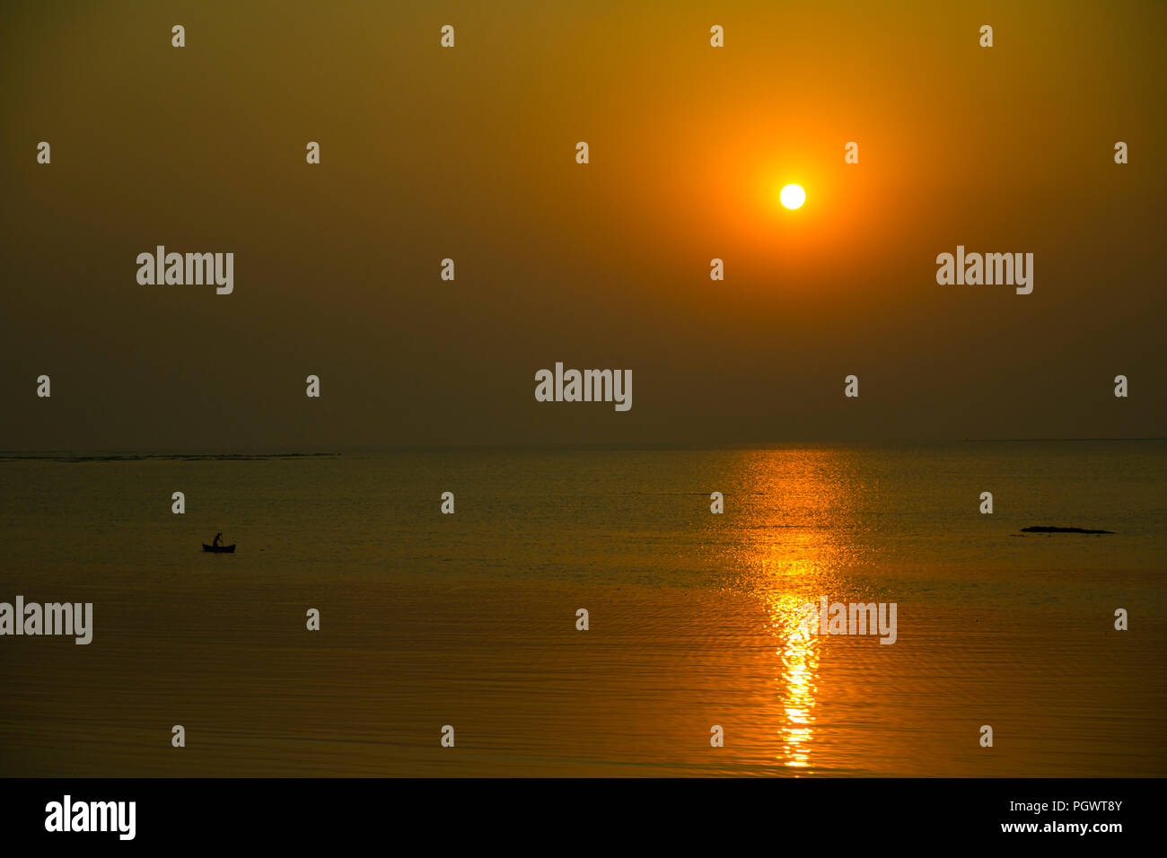 Nariman Point Mumbai Sonnenuntergang Stockfoto
