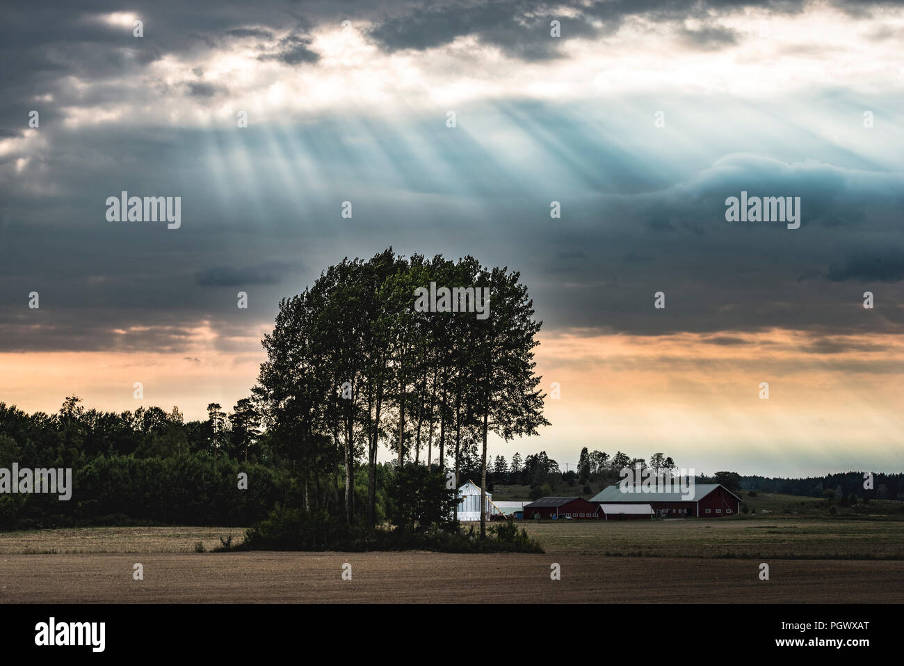Gottes Licht Stockfoto