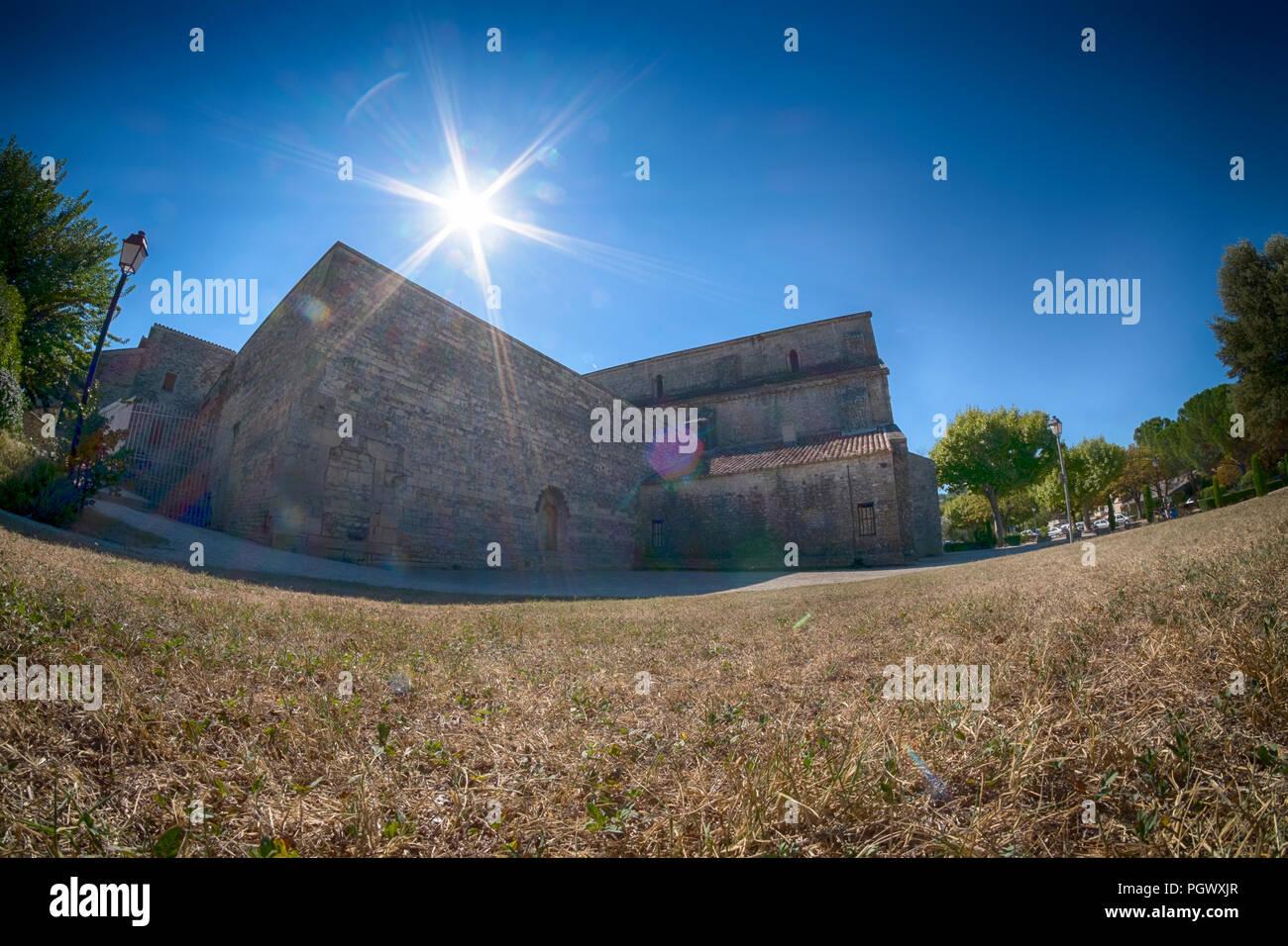 Vaison Kathedrale Unserer Lieben Frau von Nazareth Kathedrale, in der südlichen französischen Stadt Vaison-la-Romaine Stockfoto