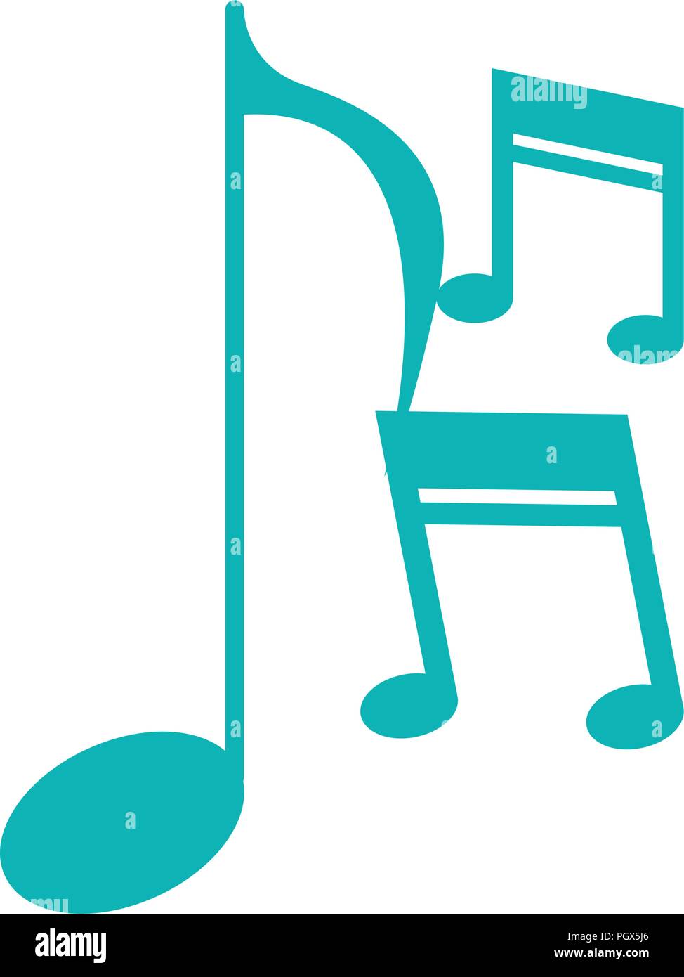 Musik-Noten-symbol Stock Vektor