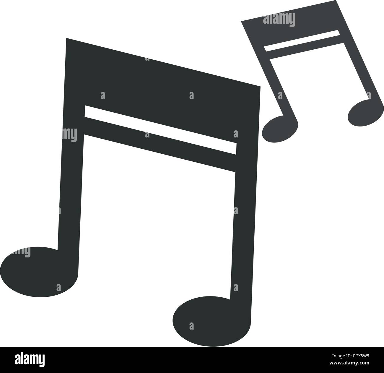 Musik-Noten-symbol Stock Vektor