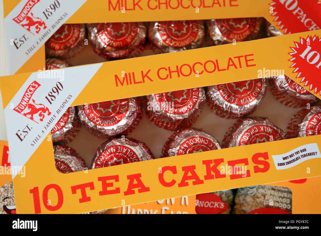 Tunnocks Tea cakes Stockfoto
