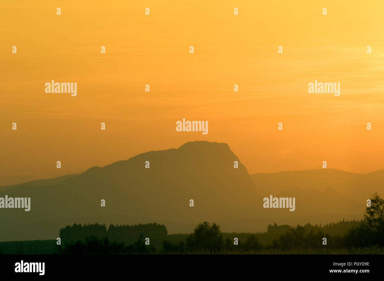 Frankreich - Hérault (34) - Pic du Midi-du-Loup anzeigen aus der Camargue Stockfoto