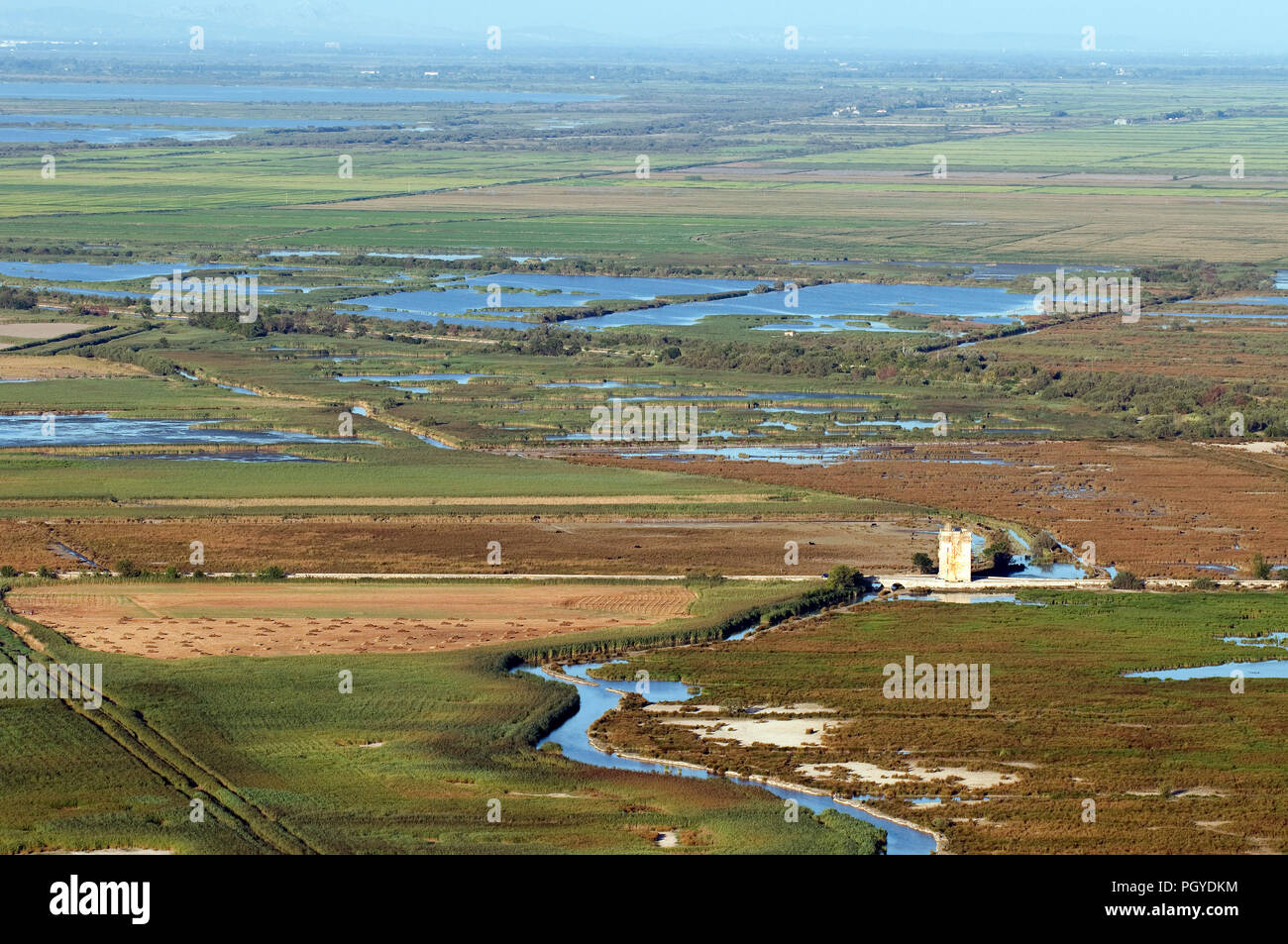 Frankreich - Camargue-Gard (30) - Tour Carbonnière Stockfoto