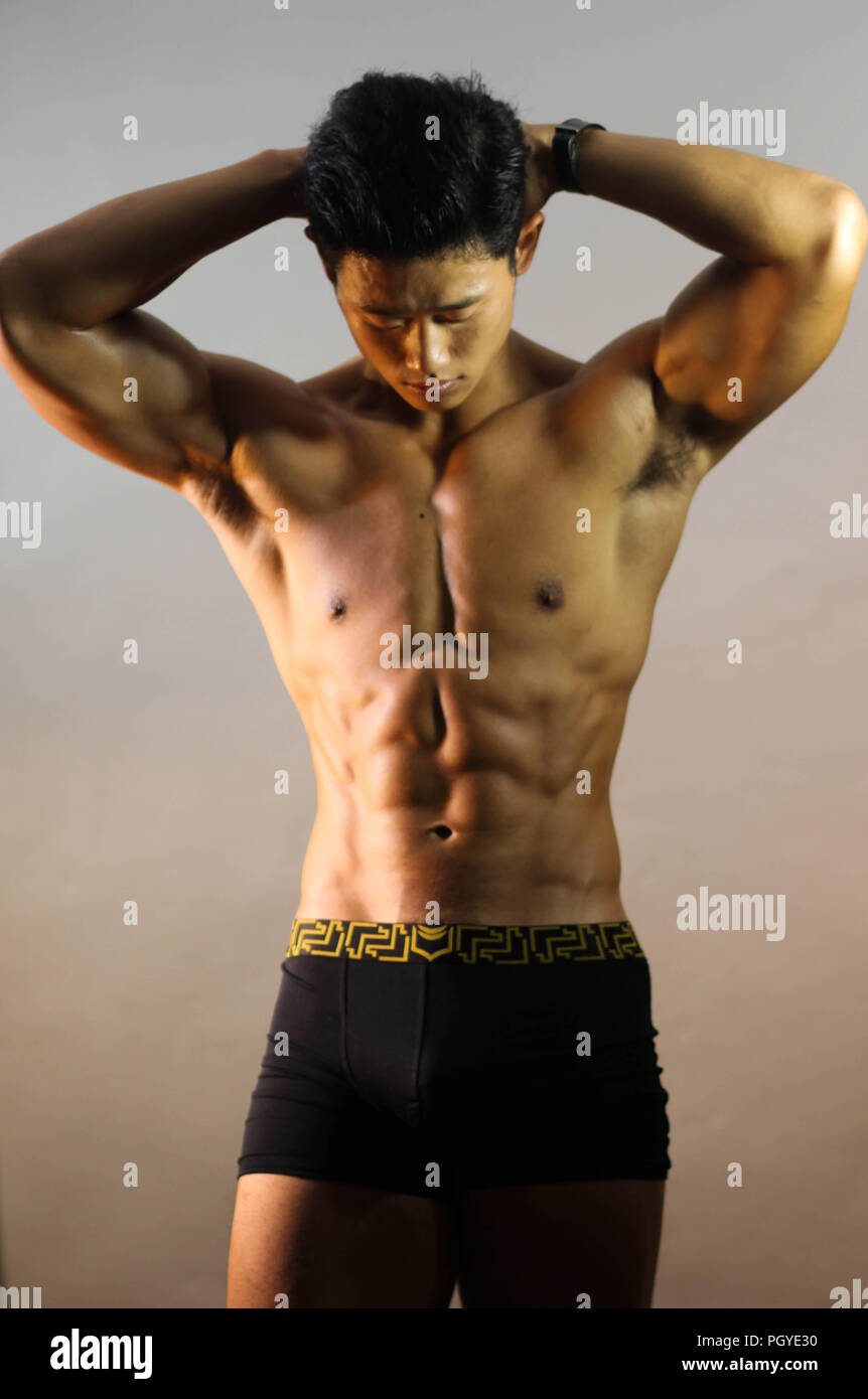 Fitness-Modell Stockfoto
