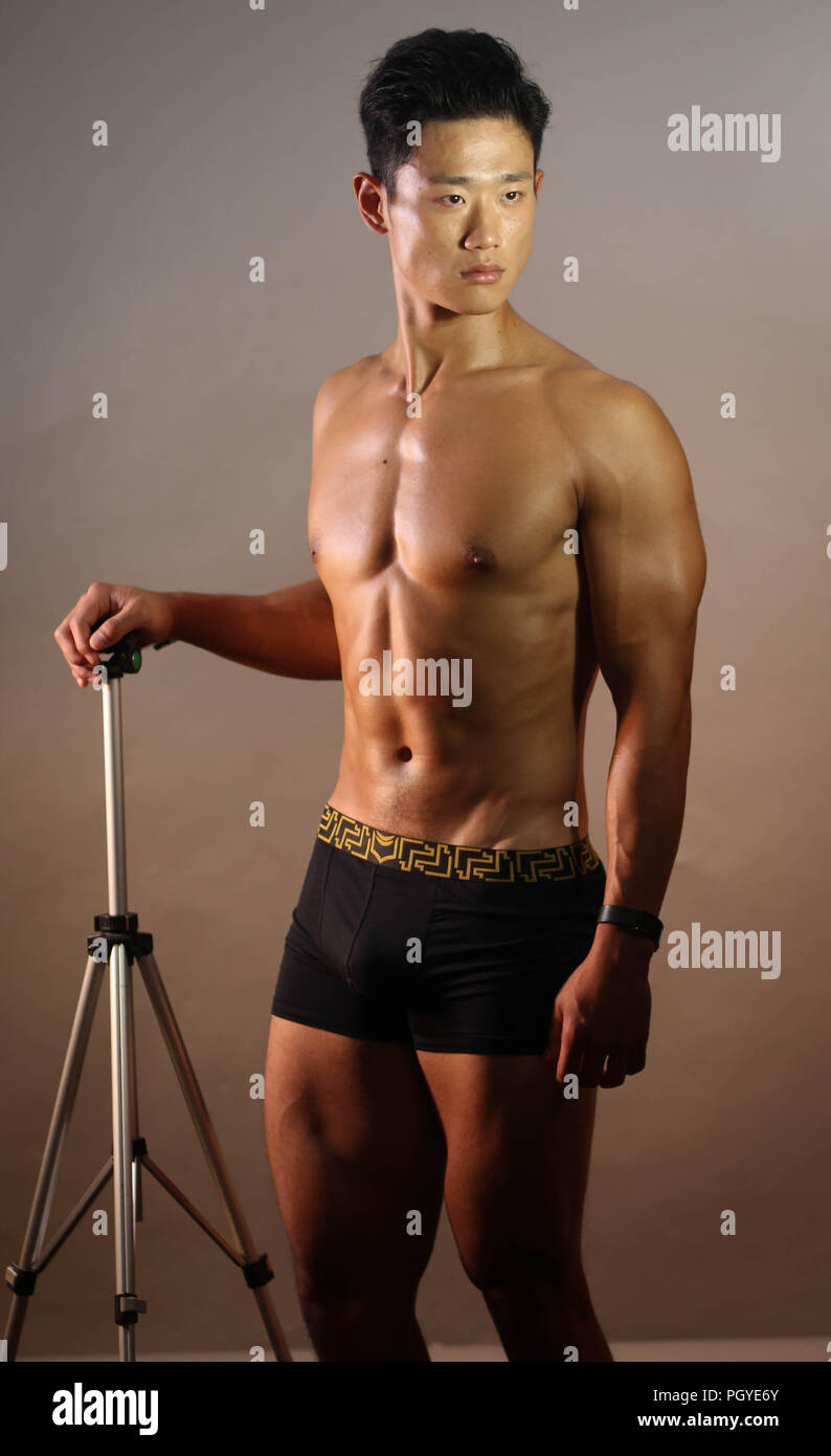 Fitness-Modell Stockfoto