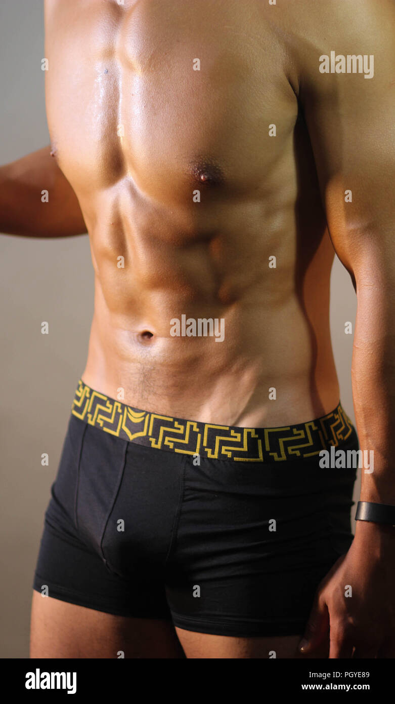 Fitness-Modell Stockfoto