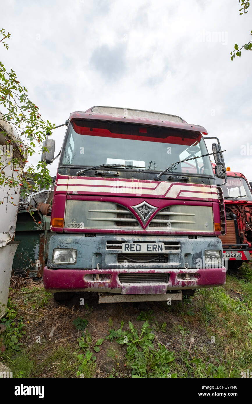 Alte Foden truck UK Stockfoto