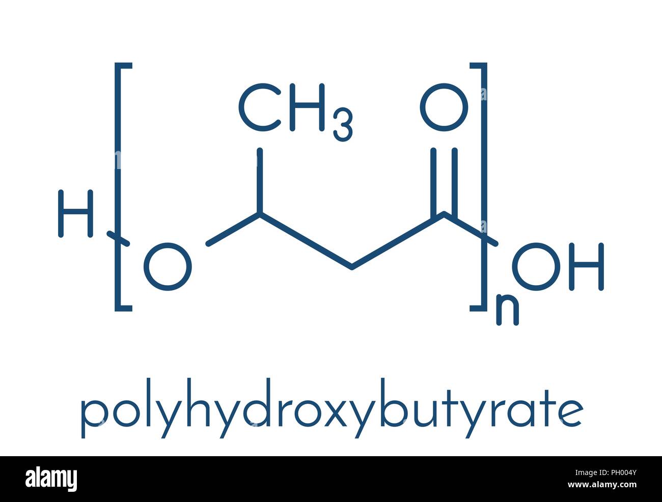 Polyhydroxybutyrat (PHB) biologisch abbaubaren Kunststoff, chemische