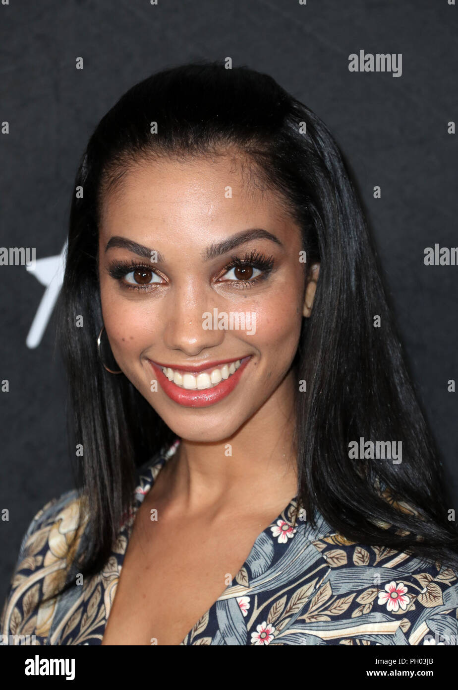 West Hollywood, Kalifornien, USA. 28 Aug, 2018. Corinne Foxx, bei jährlichen Energie Vielfalt der jungen Hollywood im Sunset Tower Hotel in West Hollywood, Kalifornien am 28 August, 2018. Credit: Faye Sadou/Medien Punch/Alamy leben Nachrichten Stockfoto