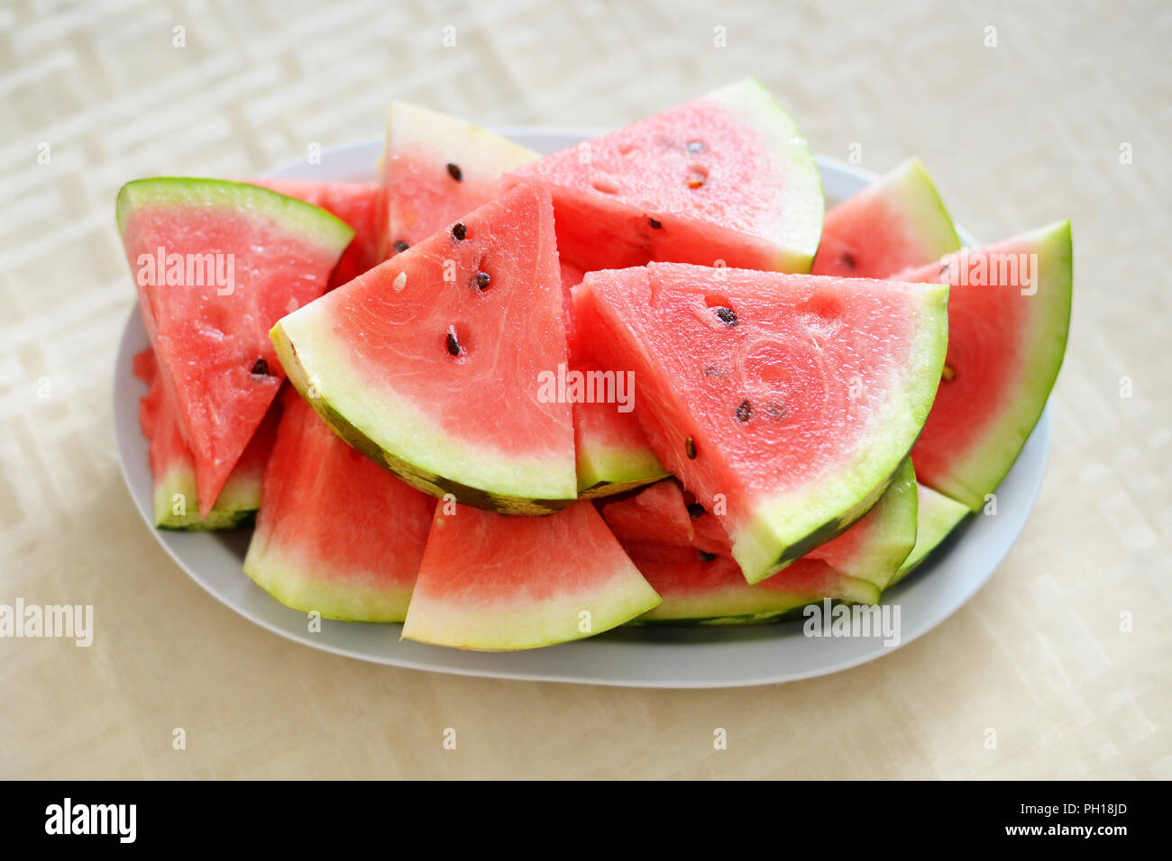 Wassermelone dish Stockfoto