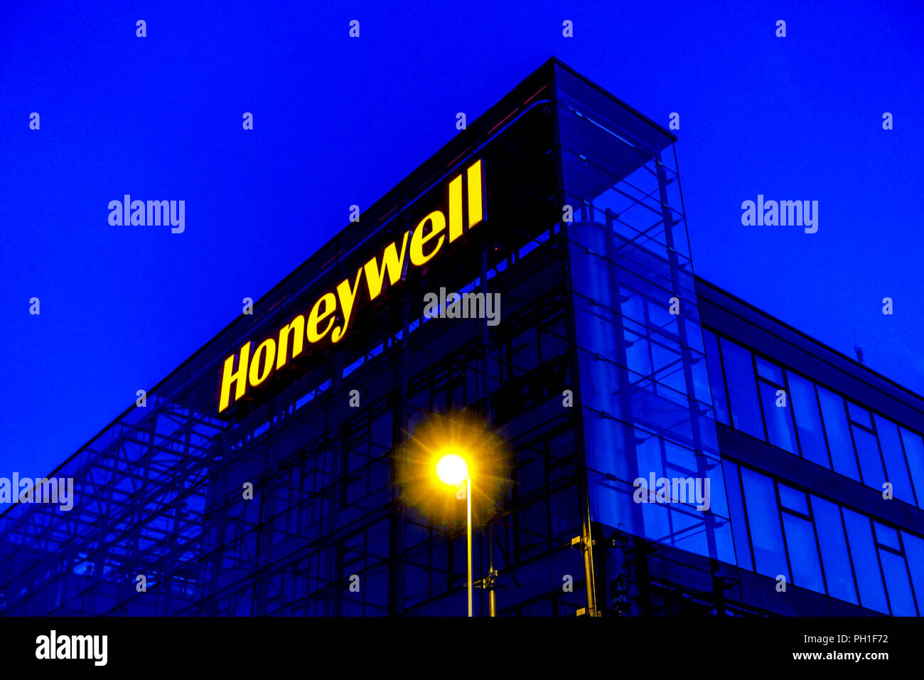Honeywell logo, Tschechische Republik Stockfoto