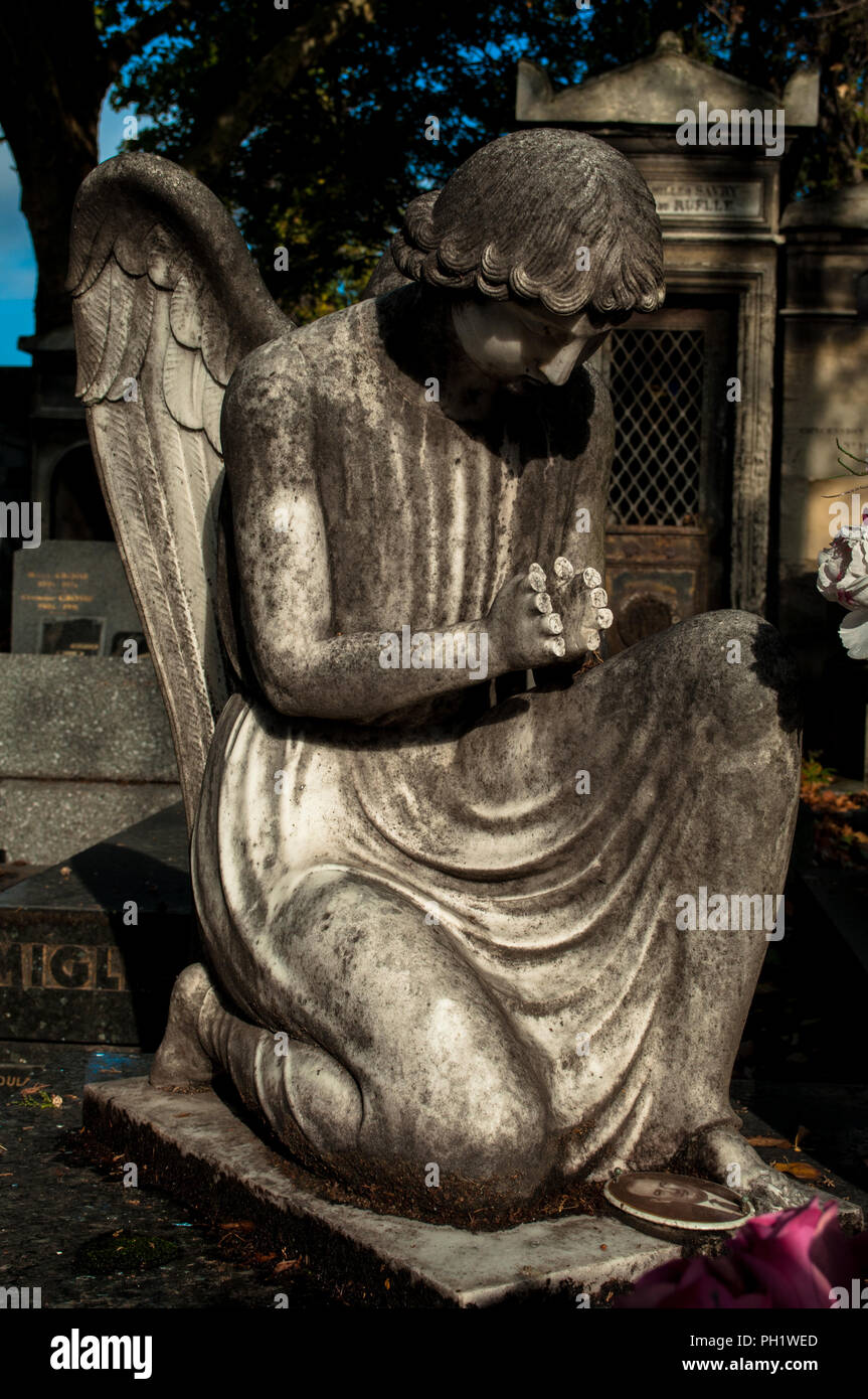 Friedhof Père Lachaise Paris Frankreich Stockfoto